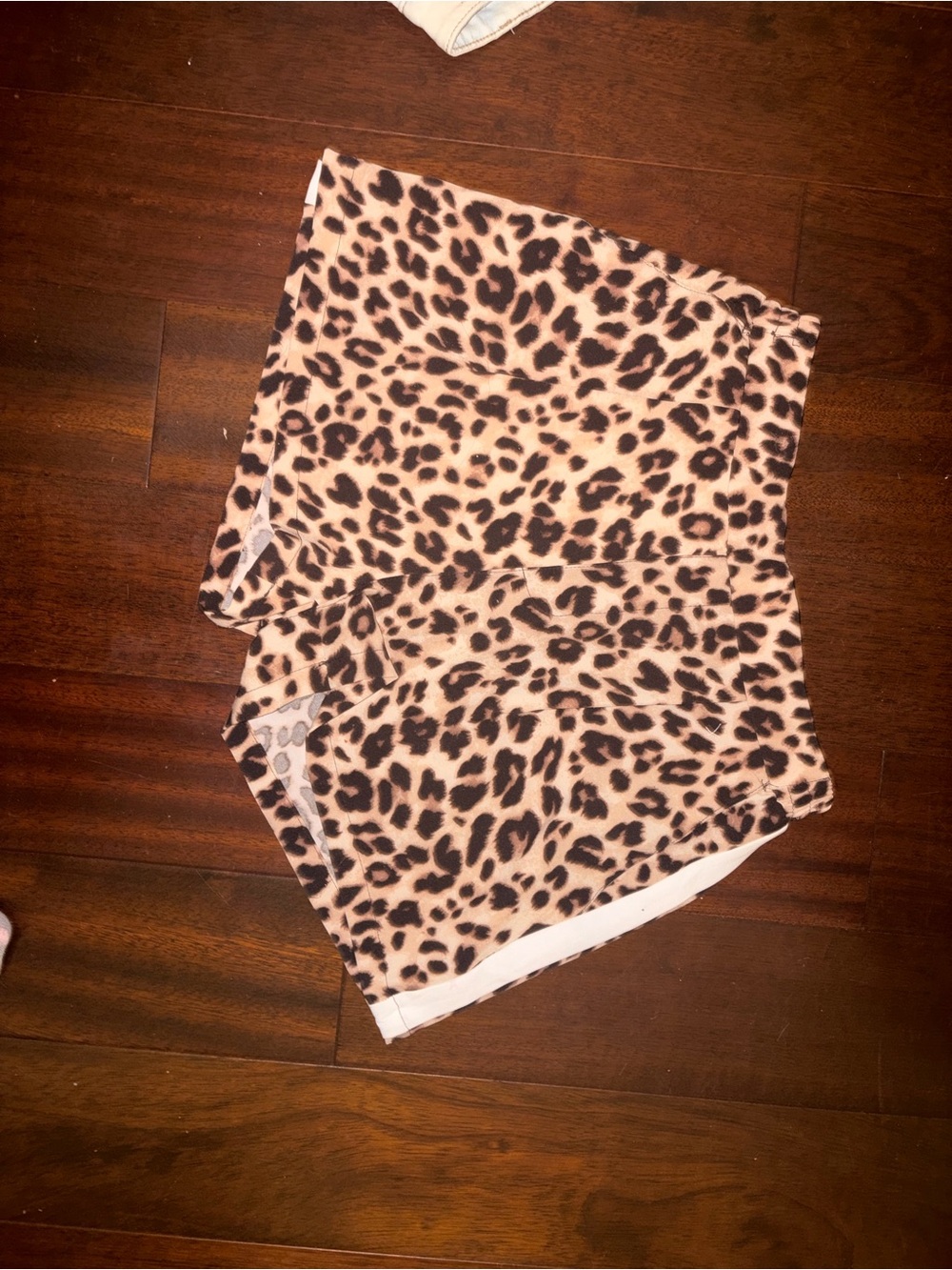 Leopard Print shorts- Neutral Tones